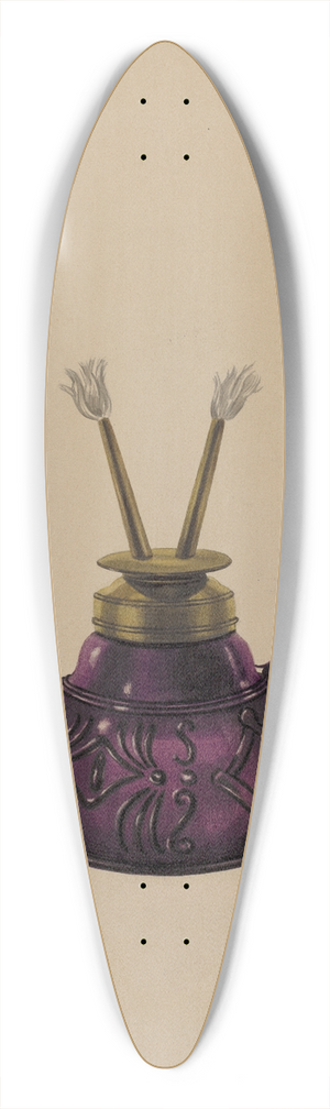 John Tarantino - Lamp 39.3 inch art pintail longboard deck