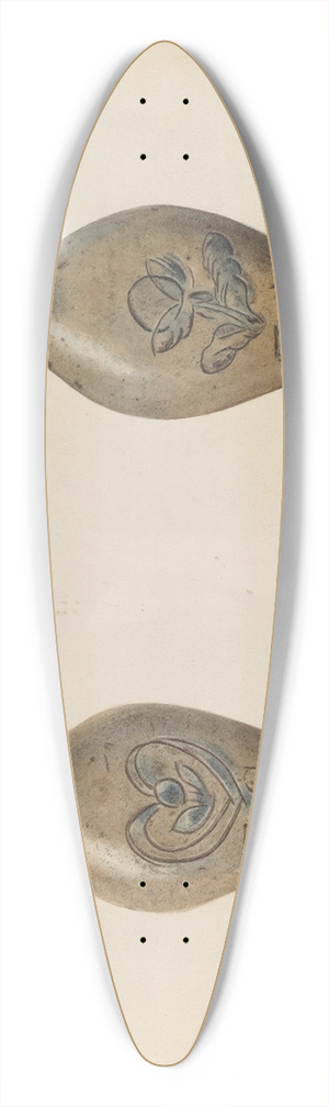 John Tarantino - Miniature Flask 39.3 inch art pintail longboard deck