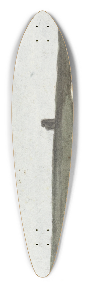 John Thomas Serres - The North Foreland 39.3 inch art pintail longboard deck