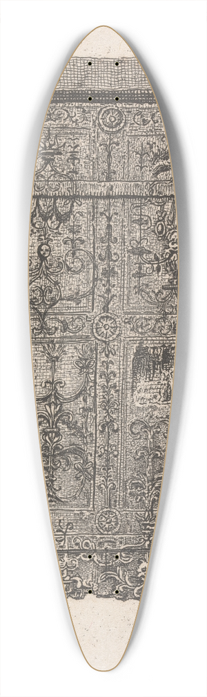 John Thomas Smith - Oak Door Discovered in the Speakers State Dining Room 39.3 inch art pintail longboard deck