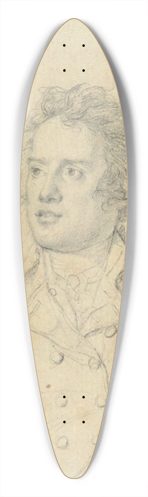 John Trumbull - CaptainBlodget 39.3 inch art pintail longboard deck