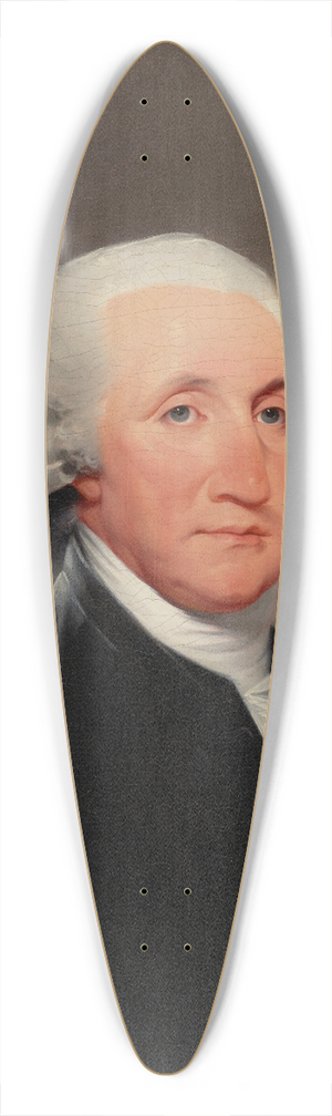 John Trumbull - George Washington 39.3 inch art pintail longboard deck