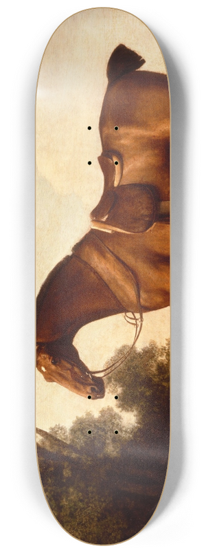 George Stubbs - A Saddled Bay Hunter 8.25 inch art skate deck George Stubbs - A Saddled Bay Hunter 8.25 inch art skate deck