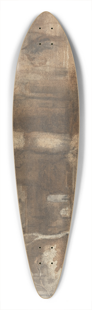 John Varley - A Romantic Landscape 39.3 inch art pintail longboard deck