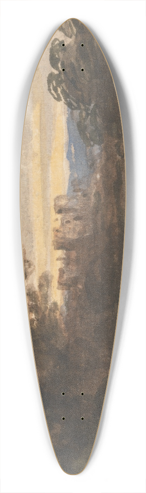 John Varley - Barnard Castle, County Durham 39.3 inch art pintail longboard deck