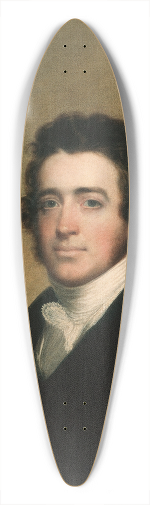 John Wesley Jarvis - Augustus Washington Clason 39.3 inch art pintail longboard deck