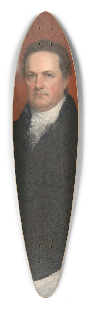 John Wesley Jarvis - DeWitt Clinton 39.3 inch art pintail longboard deck