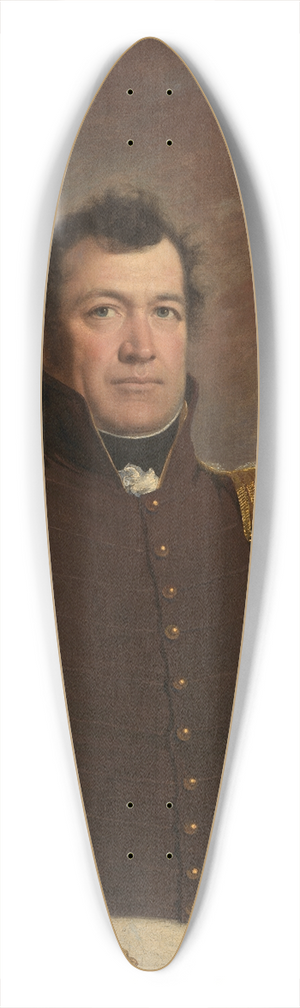 John Wesley Jarvis - Jacob Jennings Brown 39.3 inch art pintail longboard deck