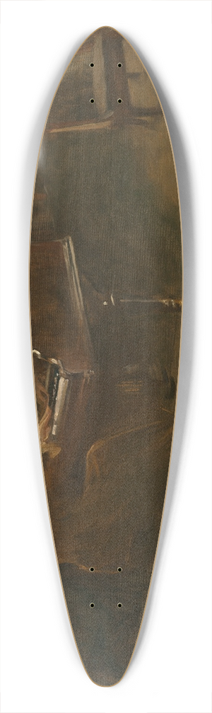 John White Alexander - Le Piano 39.3 inch art pintail longboard deck