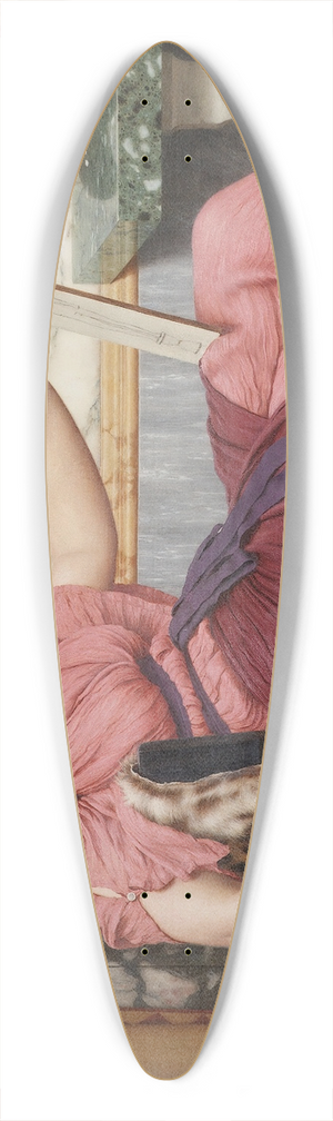 John William Godward - An Amateur 39.3 inch art pintail longboard deck