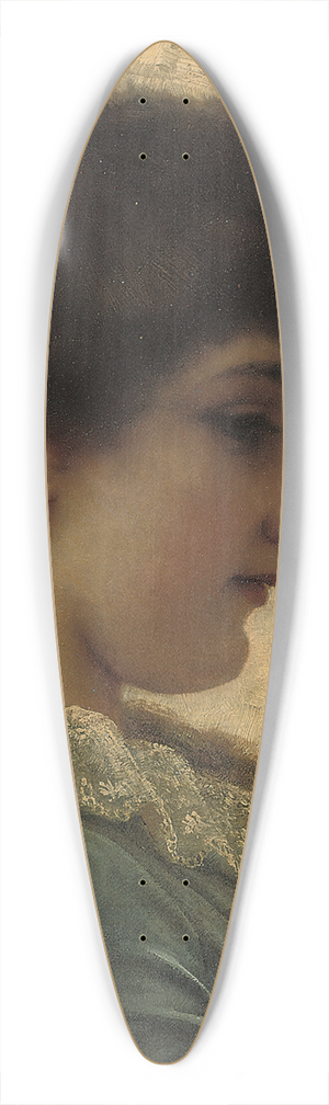 John William Godward - Dora 1887 39.3 inch art pintail longboard deck