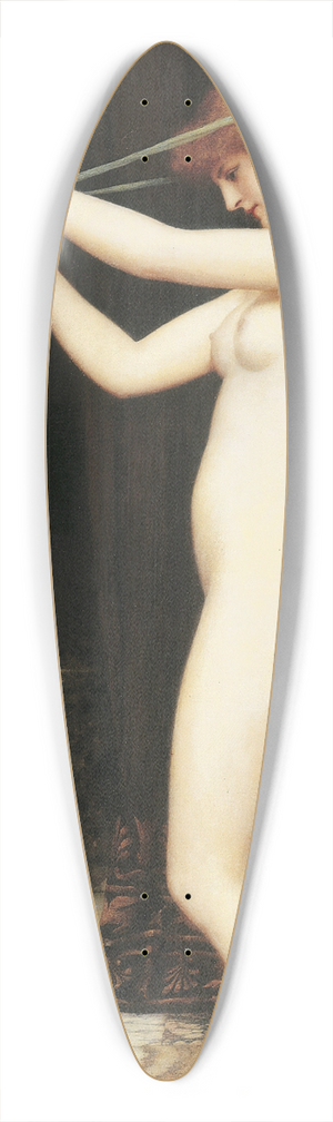 John William Godward - Venus 39.3 inch art pintail longboard deck