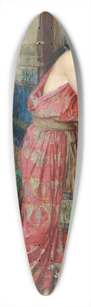 John William Waterhouse - Thisbe 39.3 inch art pintail longboard deck
