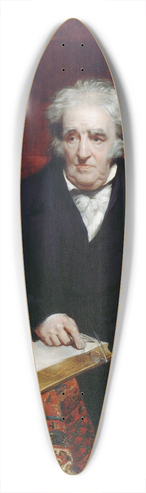 John Wood - Thomas Stothard 39.3 inch art pintail longboard deck