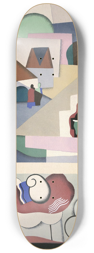 Georges Valmier - Collection decors et couleurs Pl.11 8.25 inch art skate deck