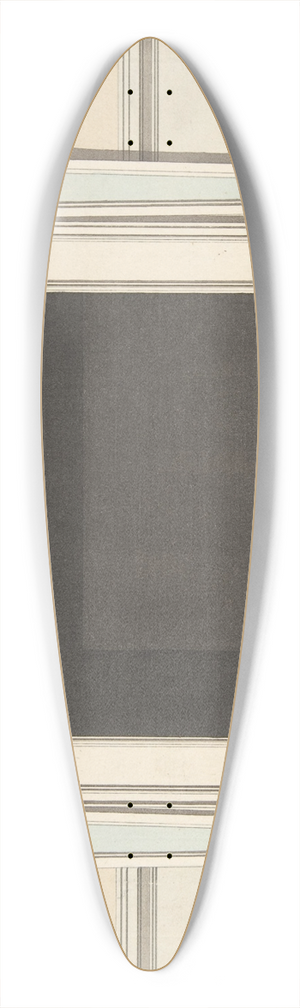 John Yenn - Design for a Chimneypiece. 39.3 inch art pintail longboard deck