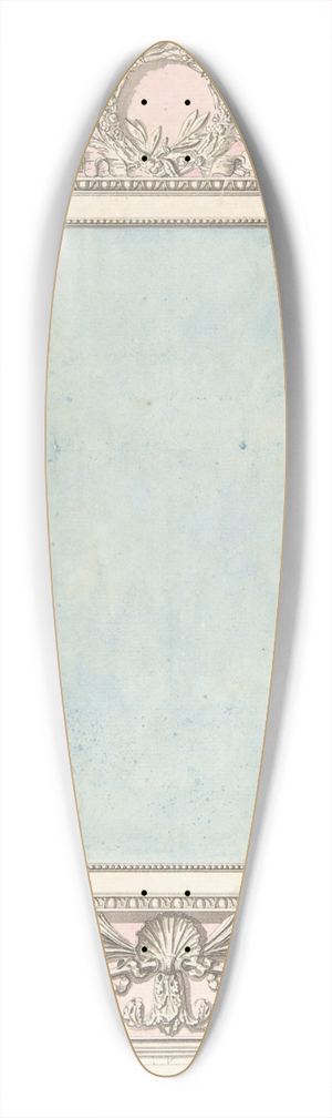 John Yenn - Design for a Mirror 39.3 inch art pintail longboard deck