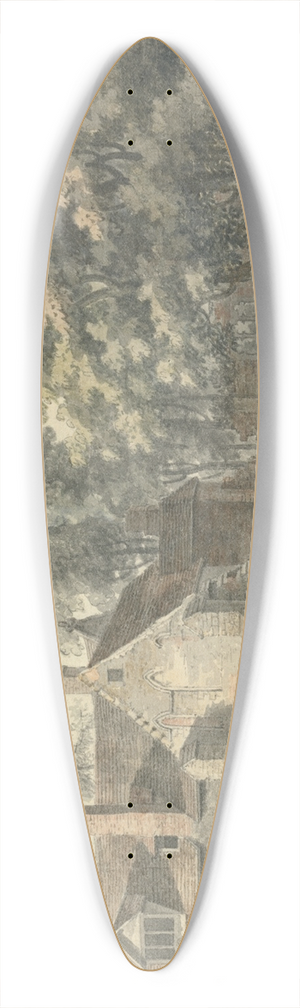 Jonathan Skelton - The Refectory, St. Augustines Monastery, Canterbury 39.3 inch art pintail longboard deck