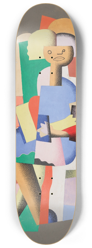 Georges Valmier - Jeune fille assise 8.25 inch art skate deck