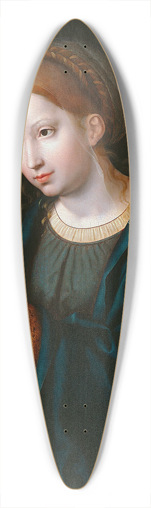 Joos Van Cleve - The Virgin in Prayer 39.3 inch art pintail longboard deck