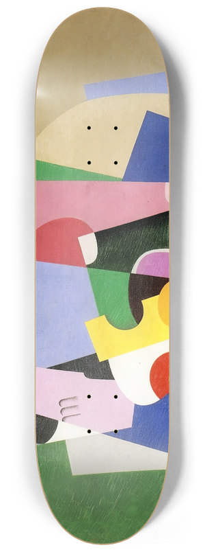 Georges Valmier - Still life with bottle 8.25 inch art skate deck