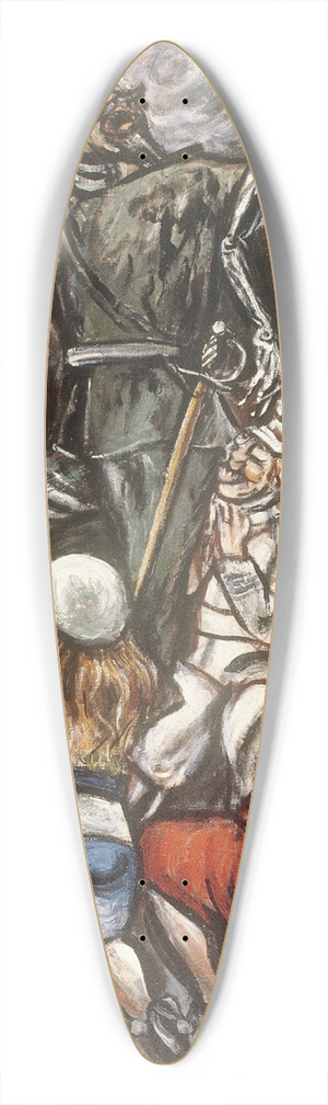 Jos Clemente Orozco - The Demagogue 39.3 inch art pintail longboard deck