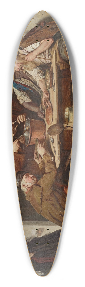 Josef Danhauser - Die Klostersuppe 39.3 inch art pintail longboard deck