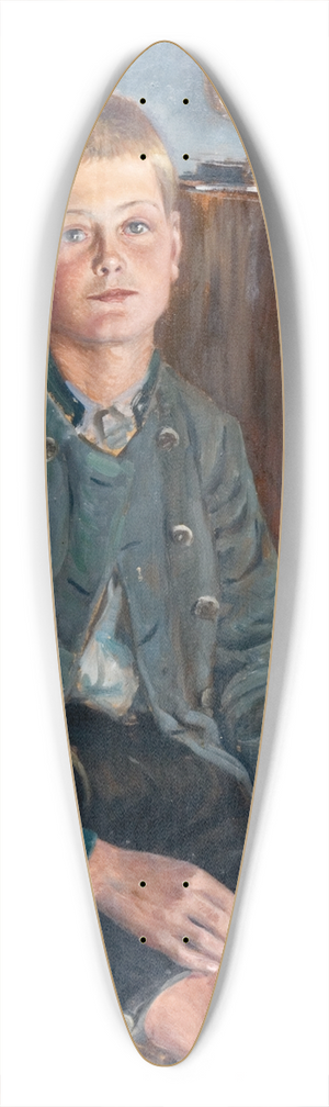 Josef Engelhart - Der Michel 39.3 inch art pintail longboard deck