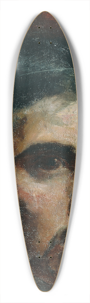 Josef Engelhart - Herrenbildnis 39.3 inch art pintail longboard deck
