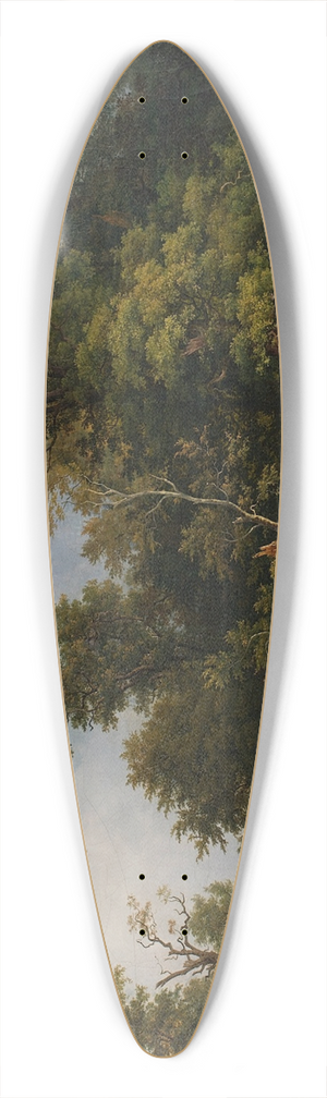 Josef Feid - Waldlandschaft 39.3 inch art pintail longboard deck