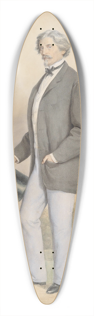 Josef Kriehuber - Bildnis eines Herrn mit Zylinder 39.3 inch art pintail longboard deck