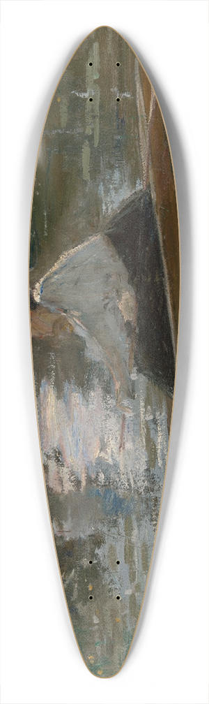 Josef Schusser - Lady in a Boat Josef Schusser 39.3 inch art pintail longboard deck