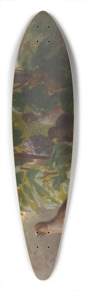 Josef Schuster - Rebhhner 39.3 inch art pintail longboard deck