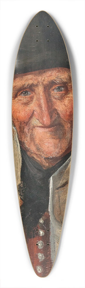 Josef Theodor Moroder-Lusenberg - Bildnis eines Veteranen 39.3 inch art pintail longboard deck