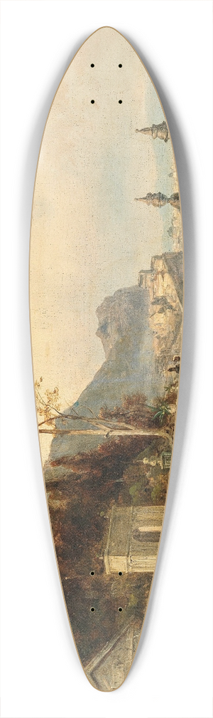 Josef Thoma - Blick auf den Golf von Neapel 39.3 inch art pintail longboard deck