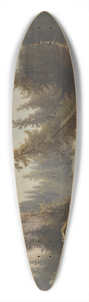 Josef Thoma - Gebirgslandschaft mit Bach 39.3 inch art pintail longboard deck
