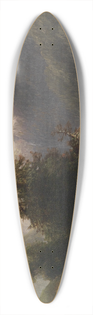 Josef Thoma - Gosausee 39.3 inch art pintail longboard deck