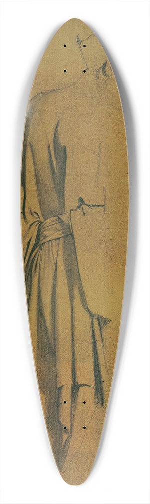 Josef Wawra - Orientale 39.3 inch art pintail longboard deck