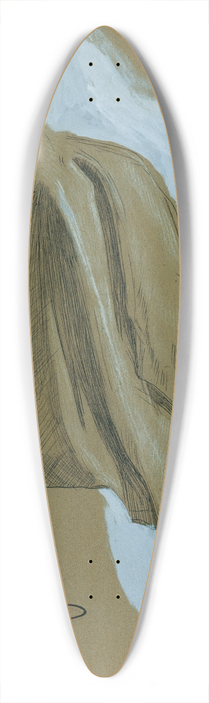 Josef Wawra - Sitzender Mann (Draperiestudie) 39.3 inch art pintail longboard deck