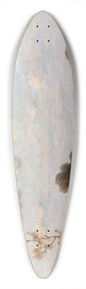 Josef Willroider - An der Isar 39.3 inch art pintail longboard deck