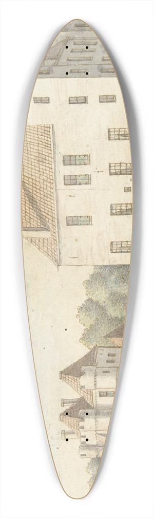 Joseph Adolf Schmetterling - Kasteel Beverweerd 39.3 inch art pintail longboard deck