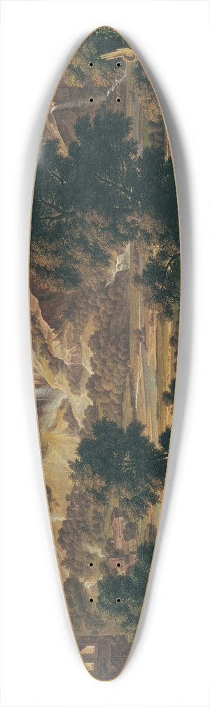 Joseph Anton Koch - Das Berner Oberland 39.3 inch art pintail longboard deck