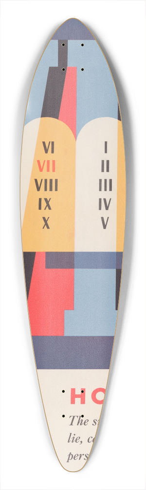 Joseph Binder - Honesty 39.3 inch art pintail longboard deck