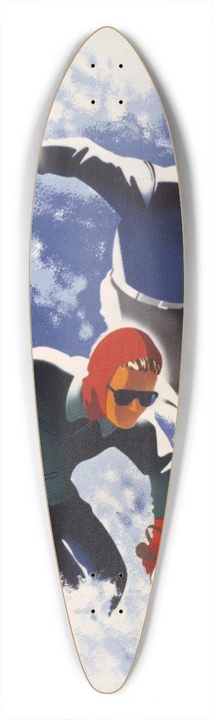 Joseph Binder - Jantzen 39.3 inch art pintail longboard deck