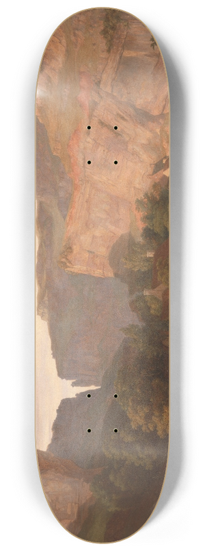 George Vincent - A View of Cheddar Gorge 8.25 inch art skate deck