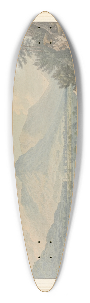 Joseph Farington - Grassmere 39.3 inch art pintail longboard deck