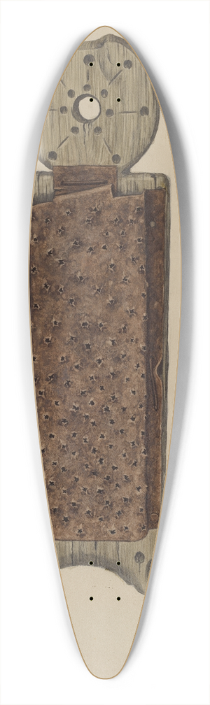 Joseph Glover - Handmade Grater 39.3 inch art pintail longboard deck