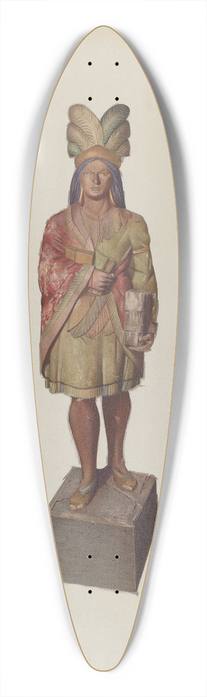 Joseph Goldberg - Cigar Store Indian 39.3 inch art pintail longboard deck