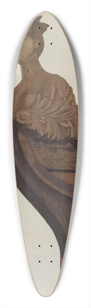 Joseph Goldberg - Figurehead 39.3 inch art pintail longboard deck