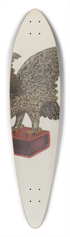 Joseph Goldberg - Spread Eagle on Bible 39.3 inch art pintail longboard deck